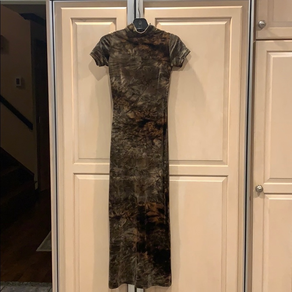 Long Velour Dress